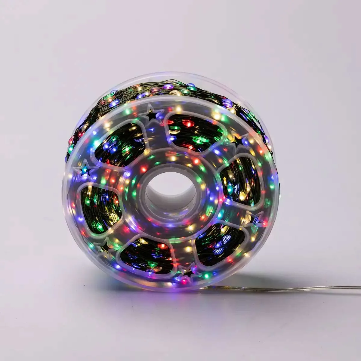 Гірлянда світлодіодна 2000 LED 200 м крапля різнокольорова зелений дріт
