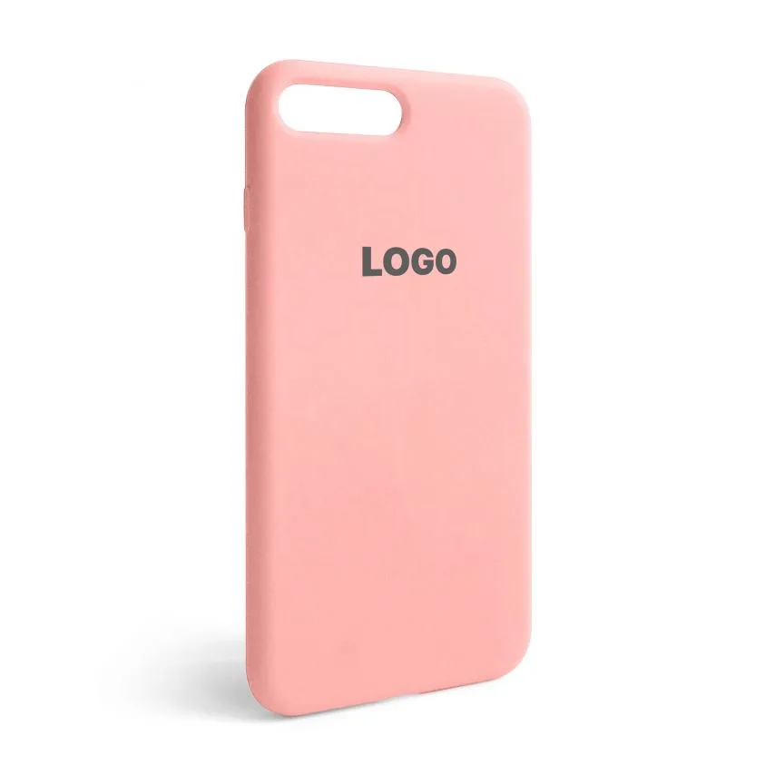 Чехол Silicone Case для Apple силикон 7 Plus 8 Plus розовый