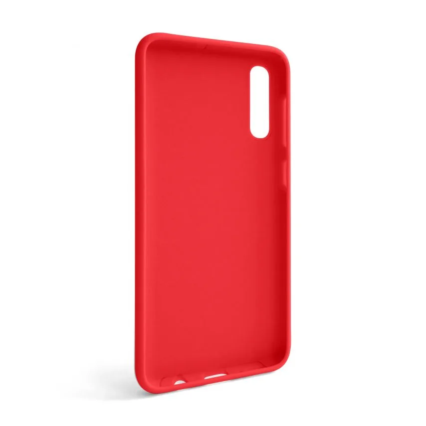 Силиконовый чехол красный для Samsung Galaxy A50/A505 2019