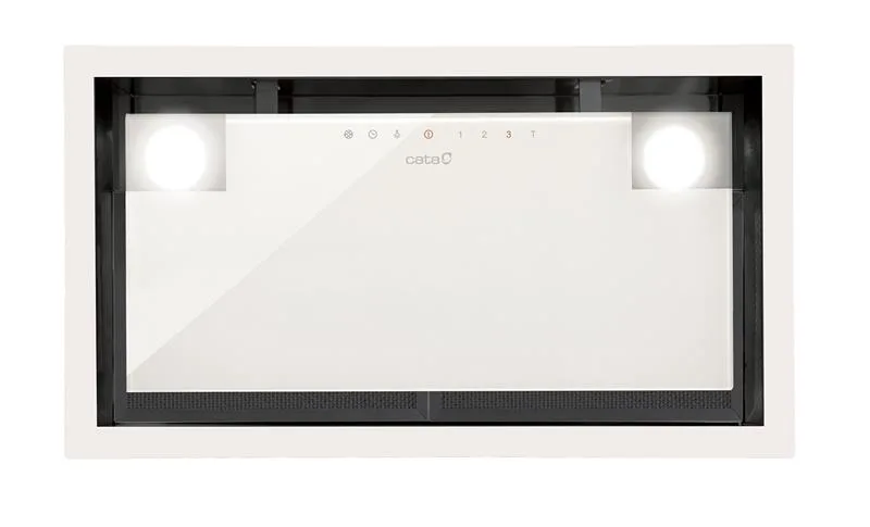 Вбудована витяжка Cata, 50 см, продуктивність 1200 м3/год, модель Gc Dual 45 wh, біла.