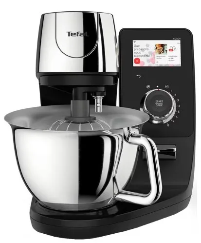 Кухонна машина Tefal 1200 Вт нержавіюча сталь 5,5 л срібна 8 швидкостей