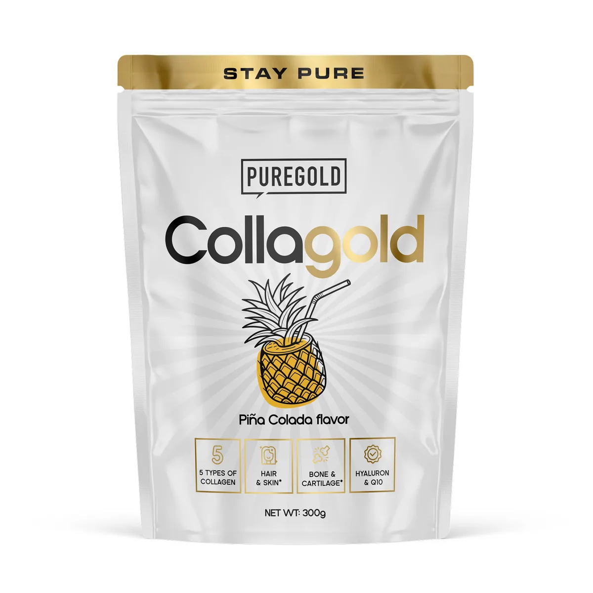 Pure Gold CollaGold Порошок коллагену 300 г Піна Колада