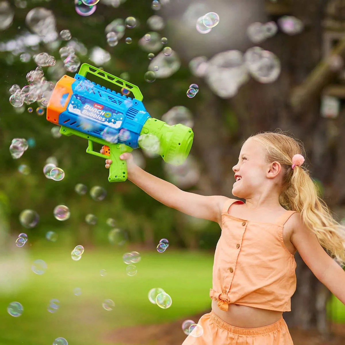 Ігровий набір Bunch O Bubbles Бластер з мильними бульбашками 39,9х13,9х28,5 см комбіновані матеріали