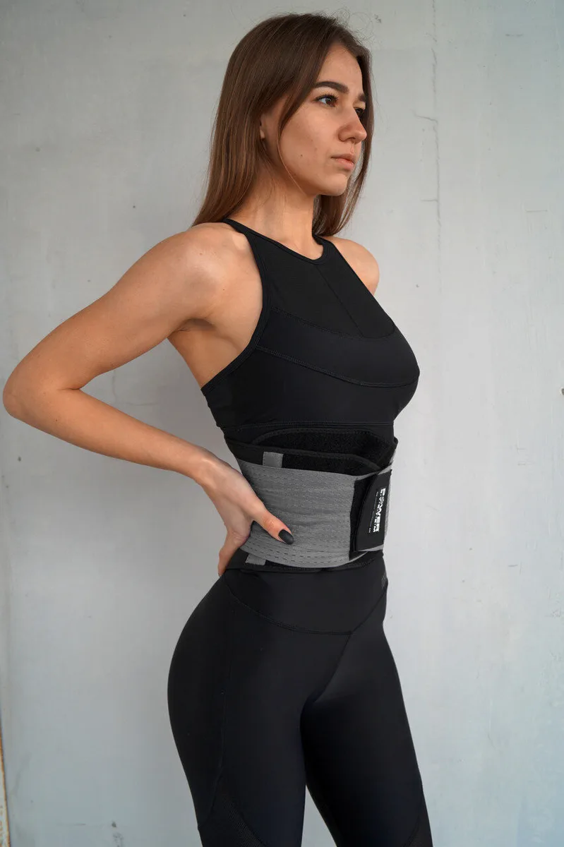 Пояс-корсет Active Point неопрен L/XL сірий для підтримки спини