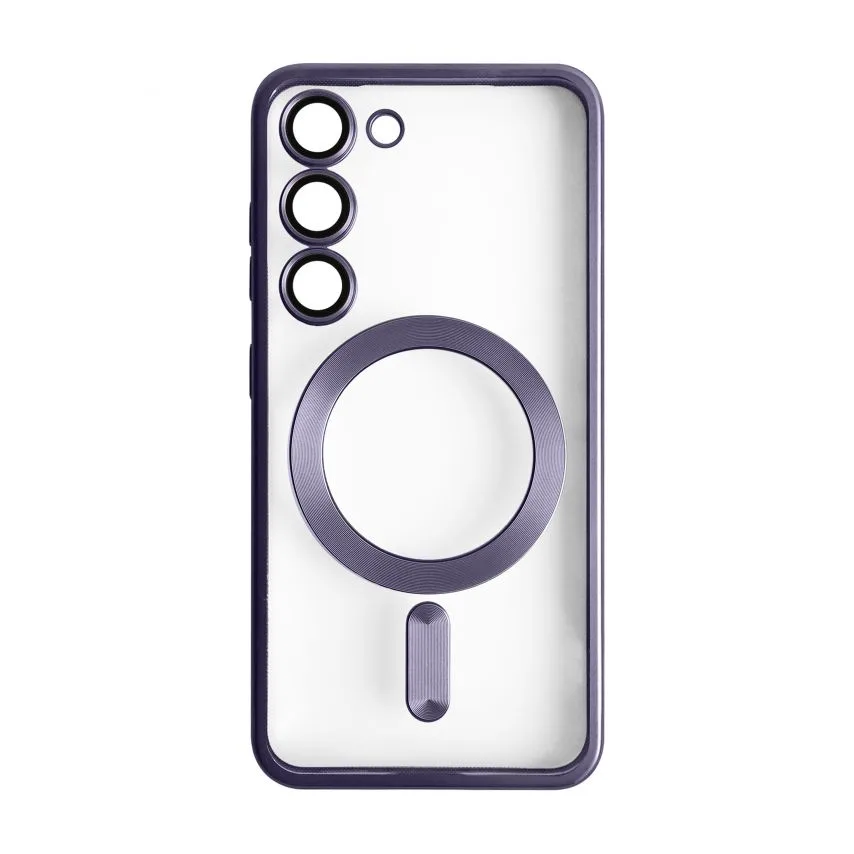 Чохол MagSafe для смартфона пластиковий силіконовий фіолетовий