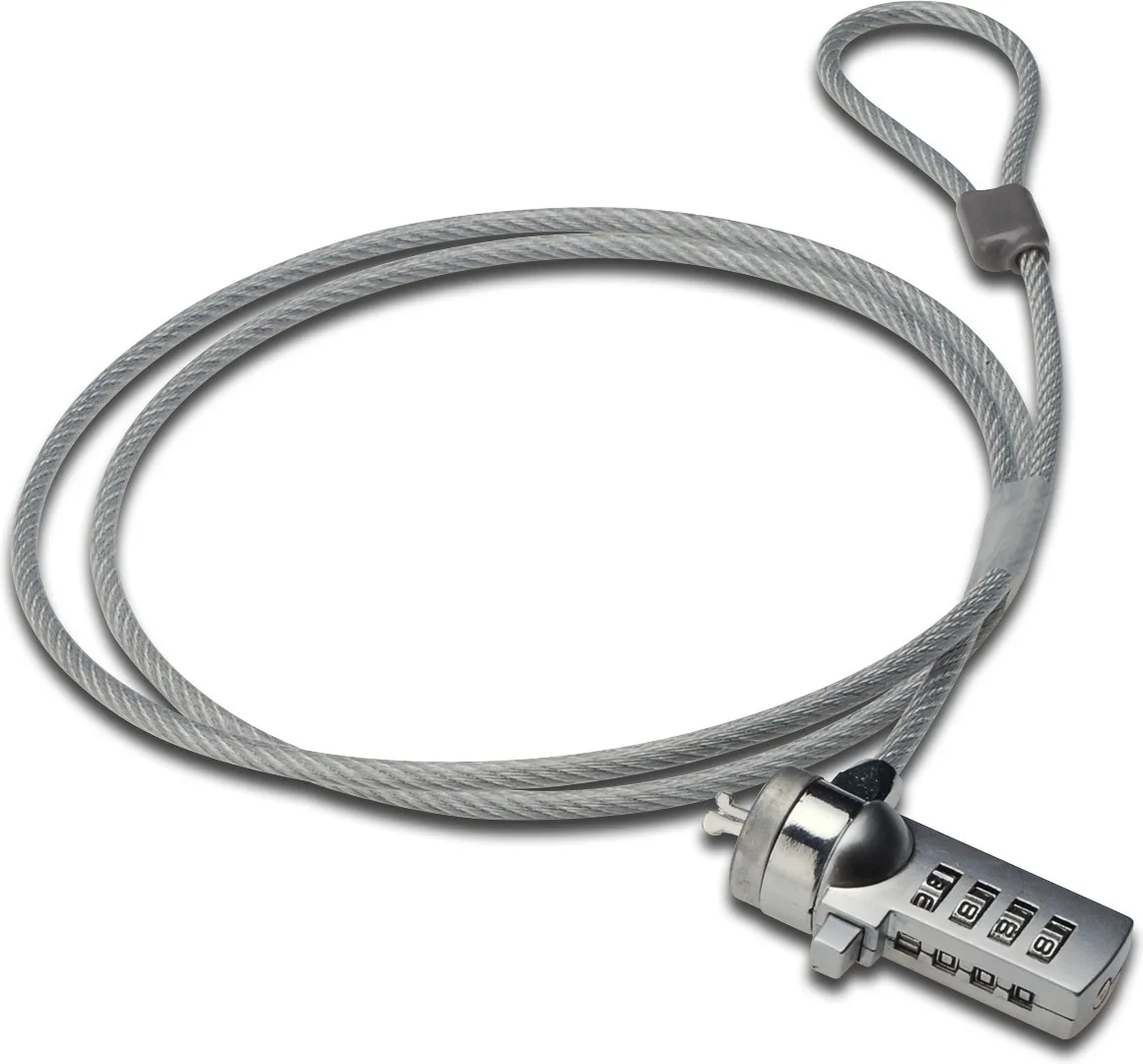 Замок безпеки DIGITUS для ноутбука, Ednet Notebook Number Lock