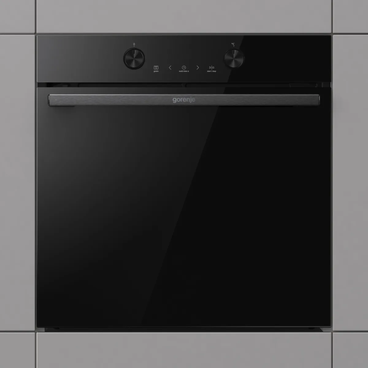 Електрична духова шафа Gorenje 77 л піролітичне очищення 59,5х59,5 см чорна