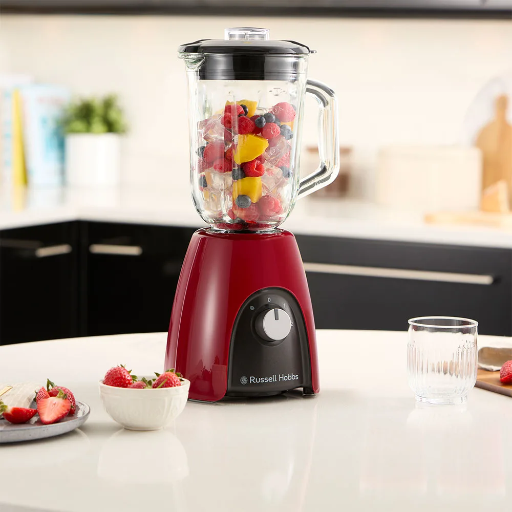 Блендер Russell Hobbs стаціонарний Desire Red, 650Вт, об'єм чаші 1500мл, червоного кольору.