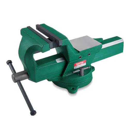 Тиски слюсарні поворотні TOPTUL DJAD0105 125 мм ковані 150 мм