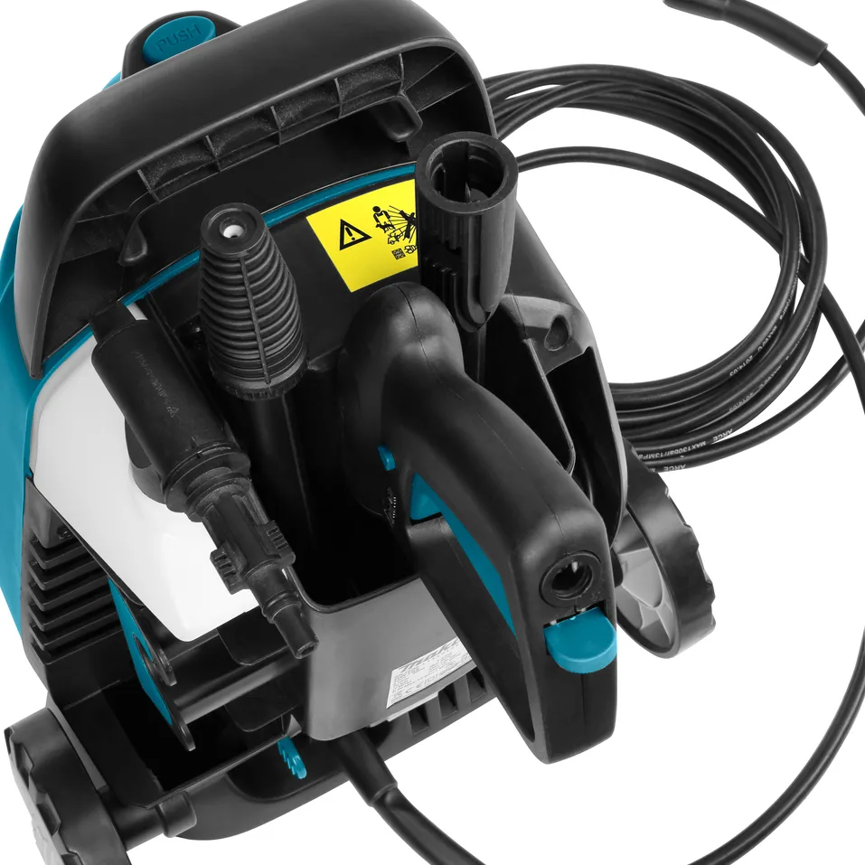 Высоконапорная мойка Makita HW102, 1300 Вт, 100 бар, 360 л/час, шланг 5 м, вес 58 кг