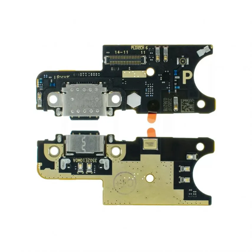 Шлейф нижня плата Xiaomi High Quality роз'єм зарядки мікрофон чорний