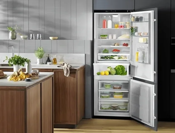 Холодильник Electrolux вбудований з нижнім морозильником 188 см 286 л для кухні з автоматичним розморожуванням FrostFree