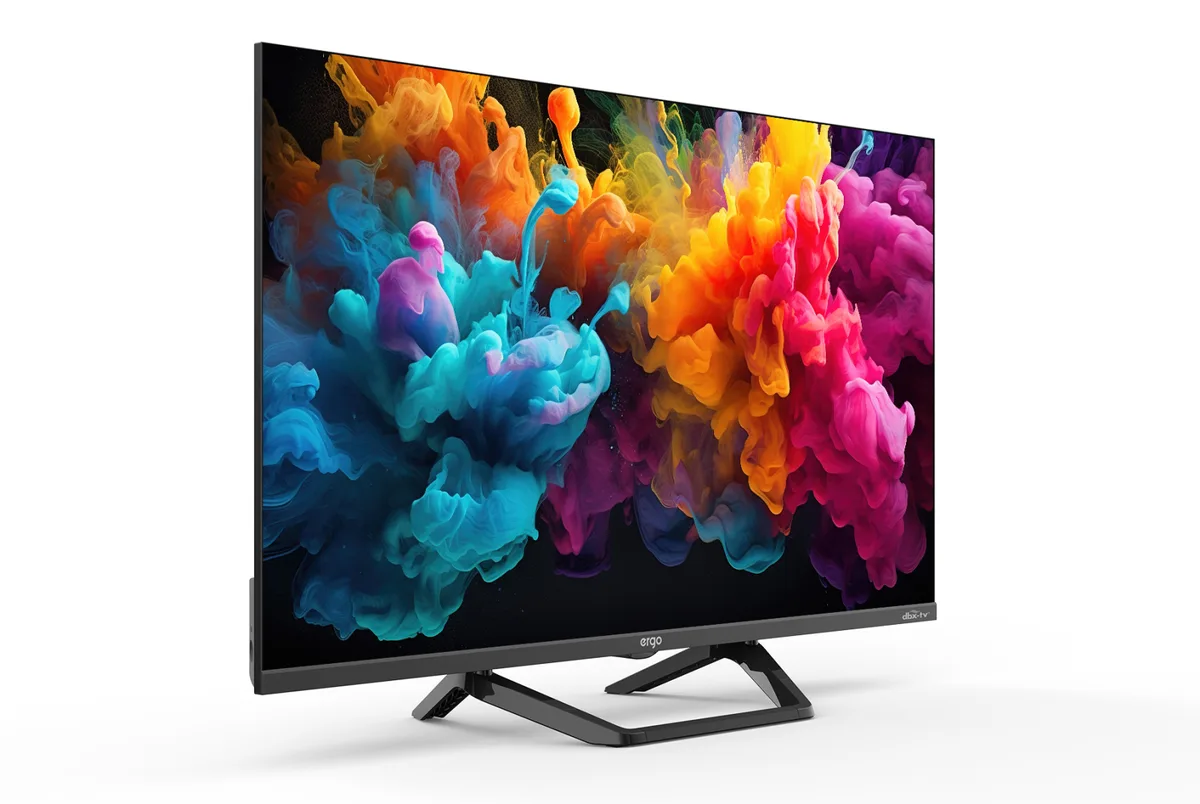 Телевізор ERGO QLED 32 дюйми чорний Full HD