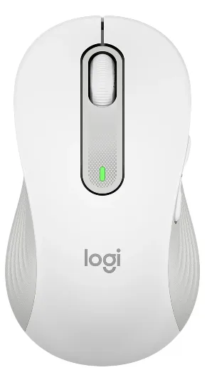 Миша комп'ютерна Logitech бездротова оптична маленька біла