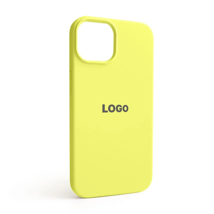 Чохол Silicone Case для Apple iPhone 14 жовтий силікон 41