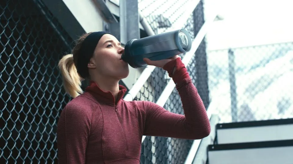 Шейкер спортивний BlenderBottle Tritan 1270 мл Сірий