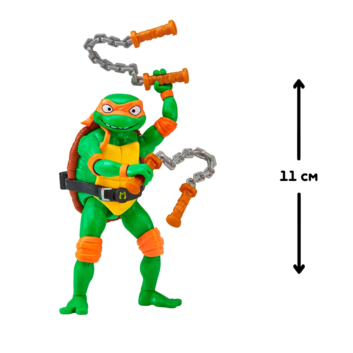 Ігрова фігурка TMNT Мікеланджело полімер 11 см зелена