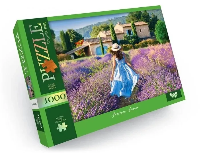 Пазл 1000 ел Danko Toys Прованс 47,5х68 см картон кольоровий