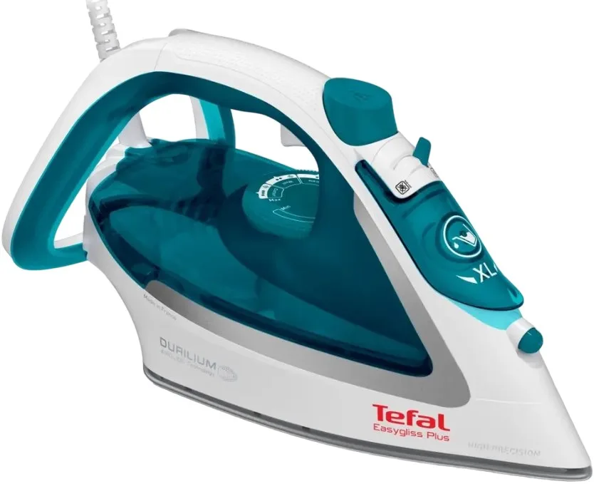 Праска Tefal 2500Вт парова 270мл біло-блакитна керам підошва