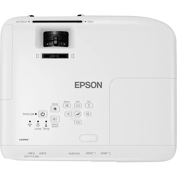 Проєктор домашнього кінотеатру Epson EH-TW850 FHD, 3400 lm, 1.0-1.21, Miracast, Apple AirPlay 2
