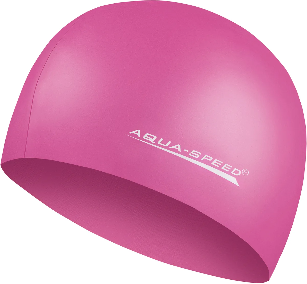 Шапка для плавання AQUA SPEED силікон OSFM темно-рожевий