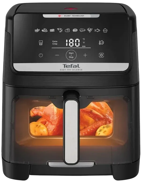 Мультипіч Tefal пластик 7л чорна 1800Вт сенсорне керування 10 програм
