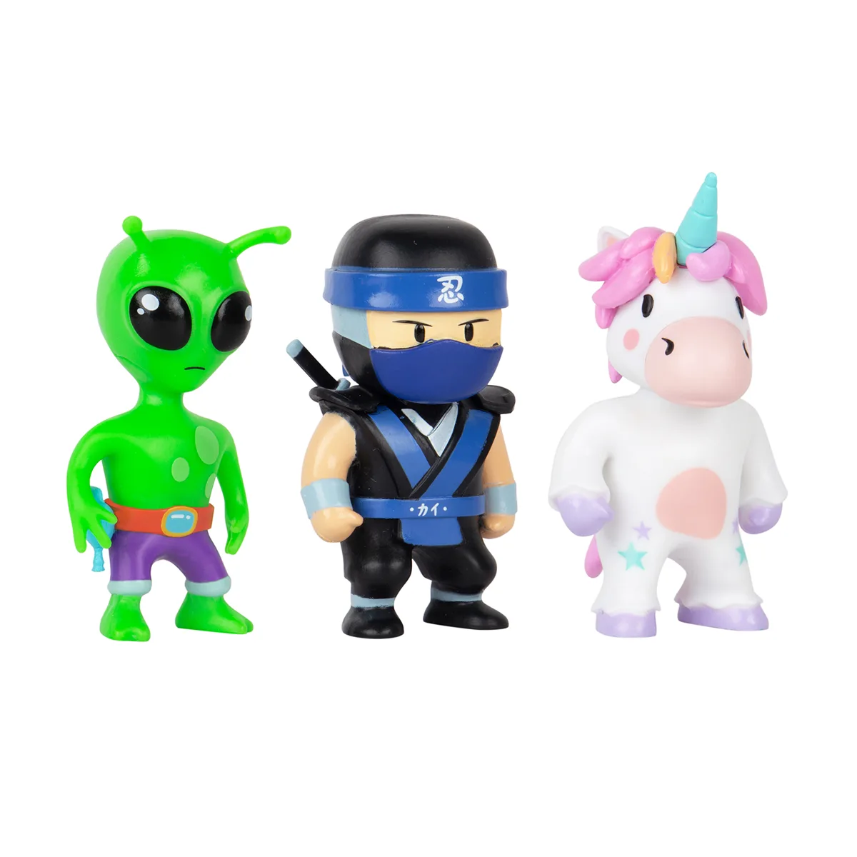 Набір фігурок Stumble Guys полімерні 5 см Ніндзя Кай Спрінклс Прибулець