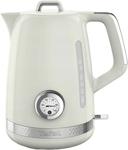 Електрочайник Tefal пластиковий 1,7 л слонова кістка 2400 Вт