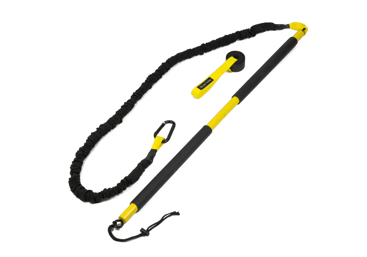 Гімнастична палка TRX Rip Trainer з амортизатором Нейлон 1,5 м Чорна