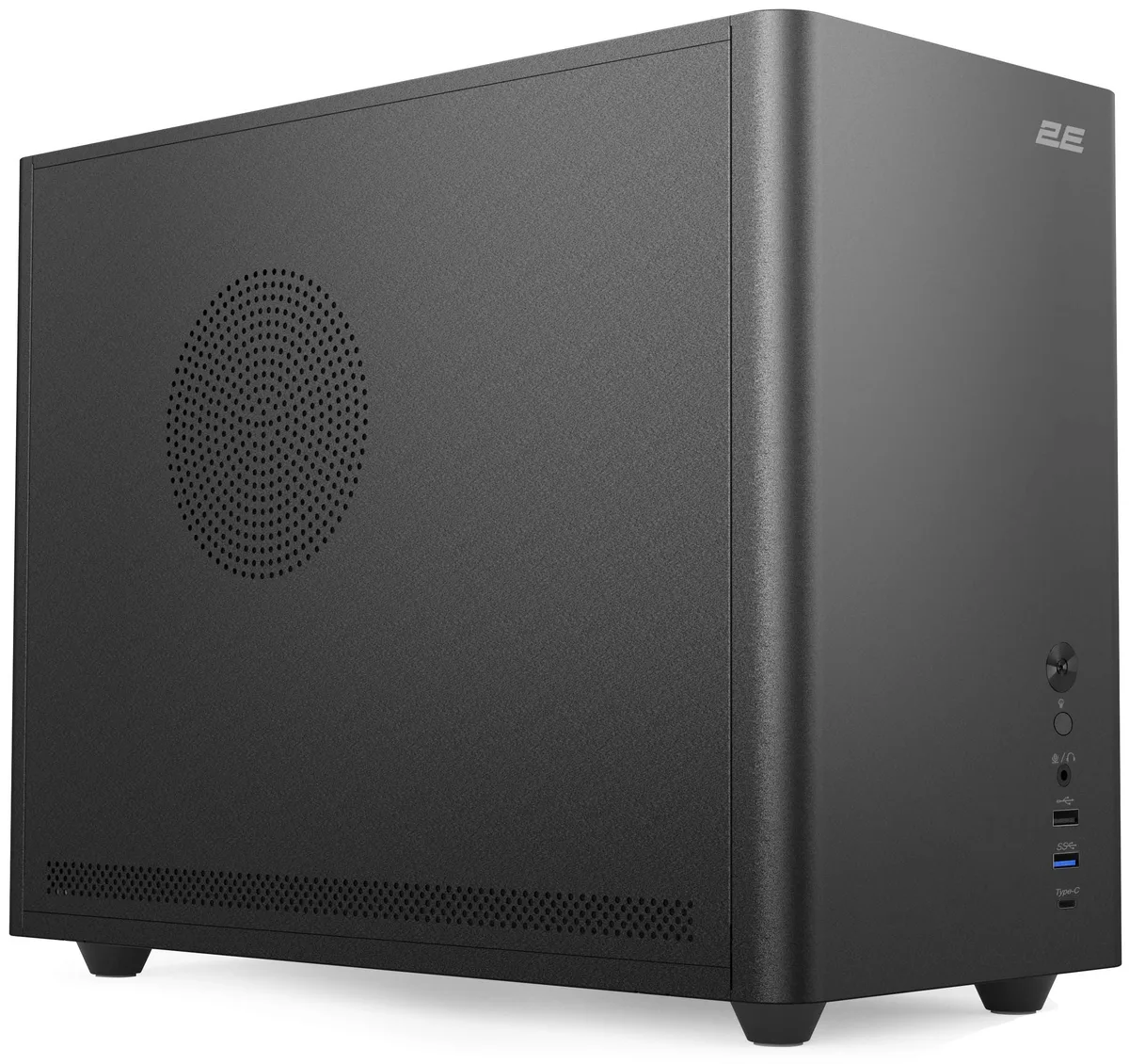 Корпус 2E Credo Metal V350B без БЖ, 1xUSB3.0, 1х USB 2.0, 1xUSB Type-C, 3x120мм, VGA 350мм, LCS ready, mATX, чорний