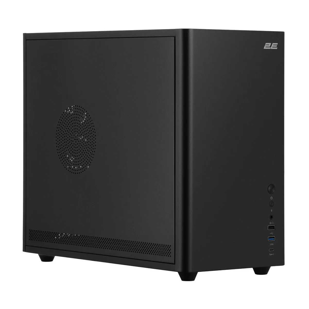 Корпус 2E Credo Metal V350B без БЖ, 1xUSB3.0, 1х USB 2.0, 1xUSB Type-C, 3x120мм, VGA 350мм, LCS ready, mATX, чорний