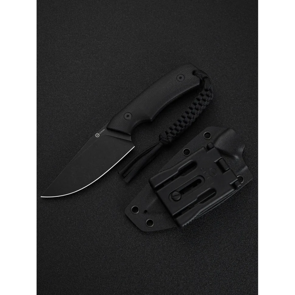 Ніж фіксований Civivi 9,2 см 14C28N Micarta чорний