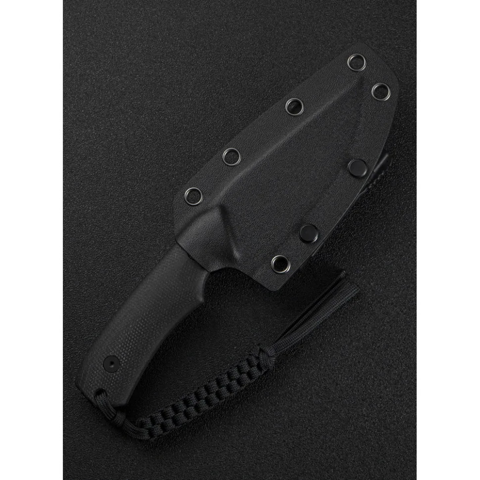 Ніж фіксований Civivi 9,2 см 14C28N Micarta чорний