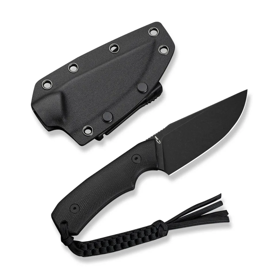 Ніж фіксований Civivi 9,2 см 14C28N Micarta чорний