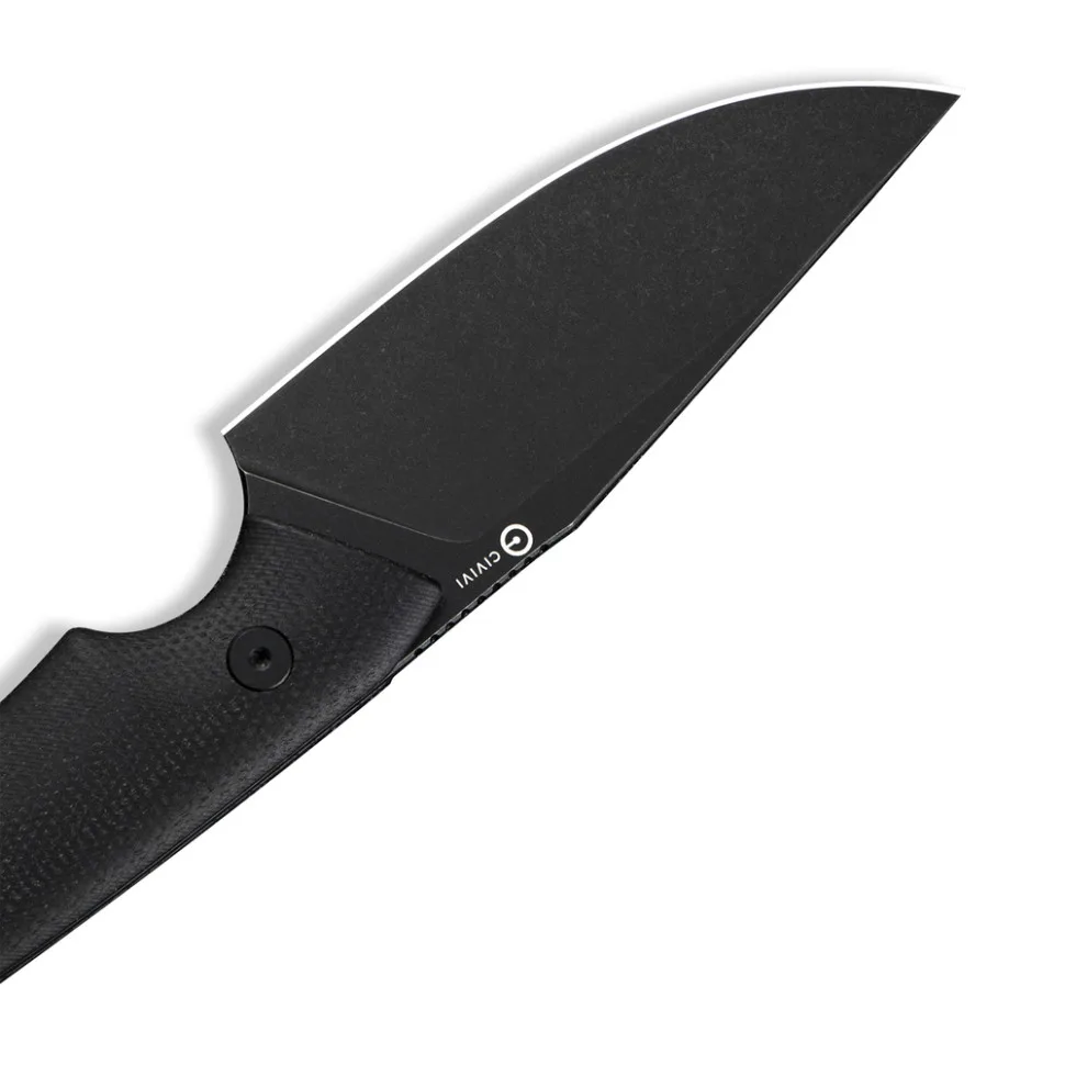 Ніж фіксований Civivi 9,2 см 14C28N Micarta чорний