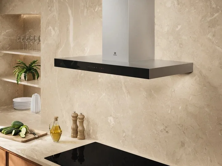 Витяжка Electrolux купольна 90 см 730 м3/год для кухні з Hob2Hood нержавіюча сталь жироуловлювач