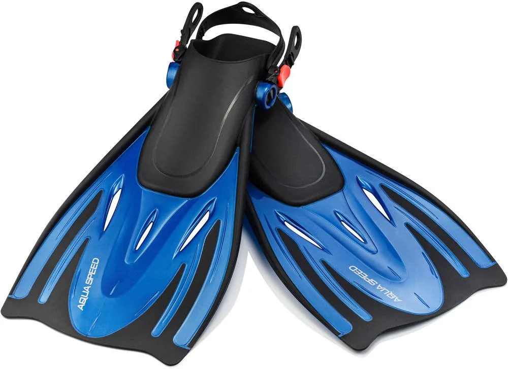 Ласти Aqua Speed гумові унісекс 38-41 чорні сині
