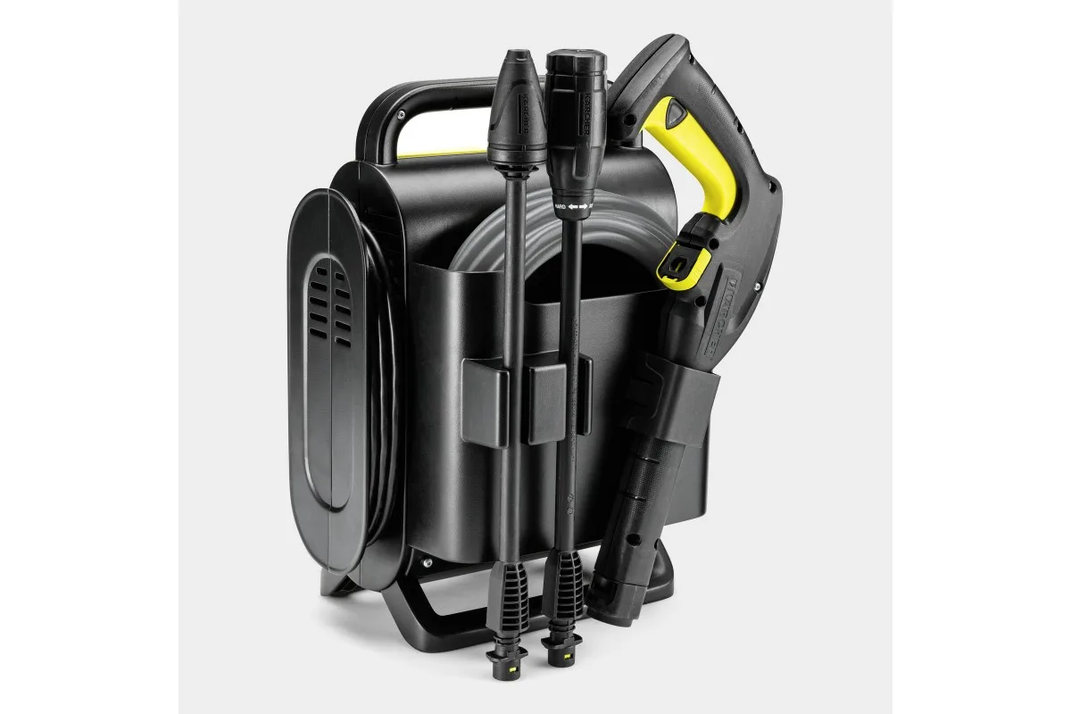 Високопродуктивна мийка під тиском Karcher K Silent Anniversary Edition, 1800 Вт, 130 бар, 420 л/год, шланг 6 м, вага 5 кг.