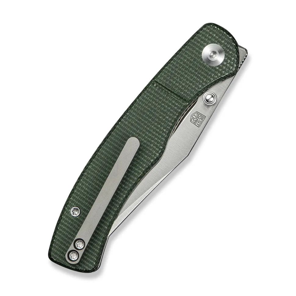 Нож складной карманный Civivi Nitro-V 75,9 мм микарта темно-зеленый