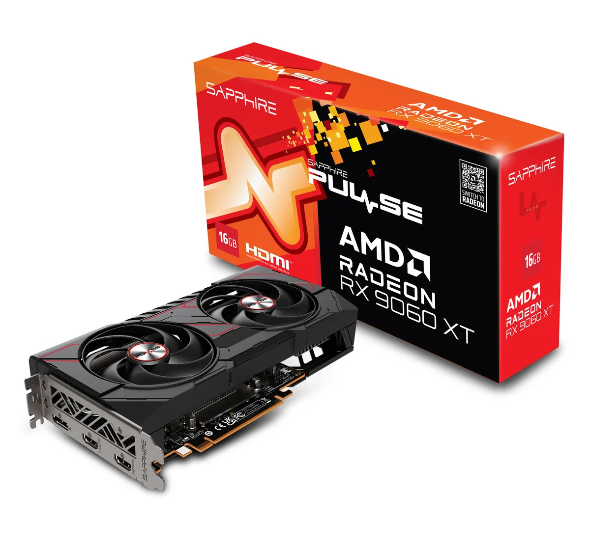 Відеокарта SAPPHIRE Radeon RX 9060 XT 16GB GDDR6 PULSE GAMING OC