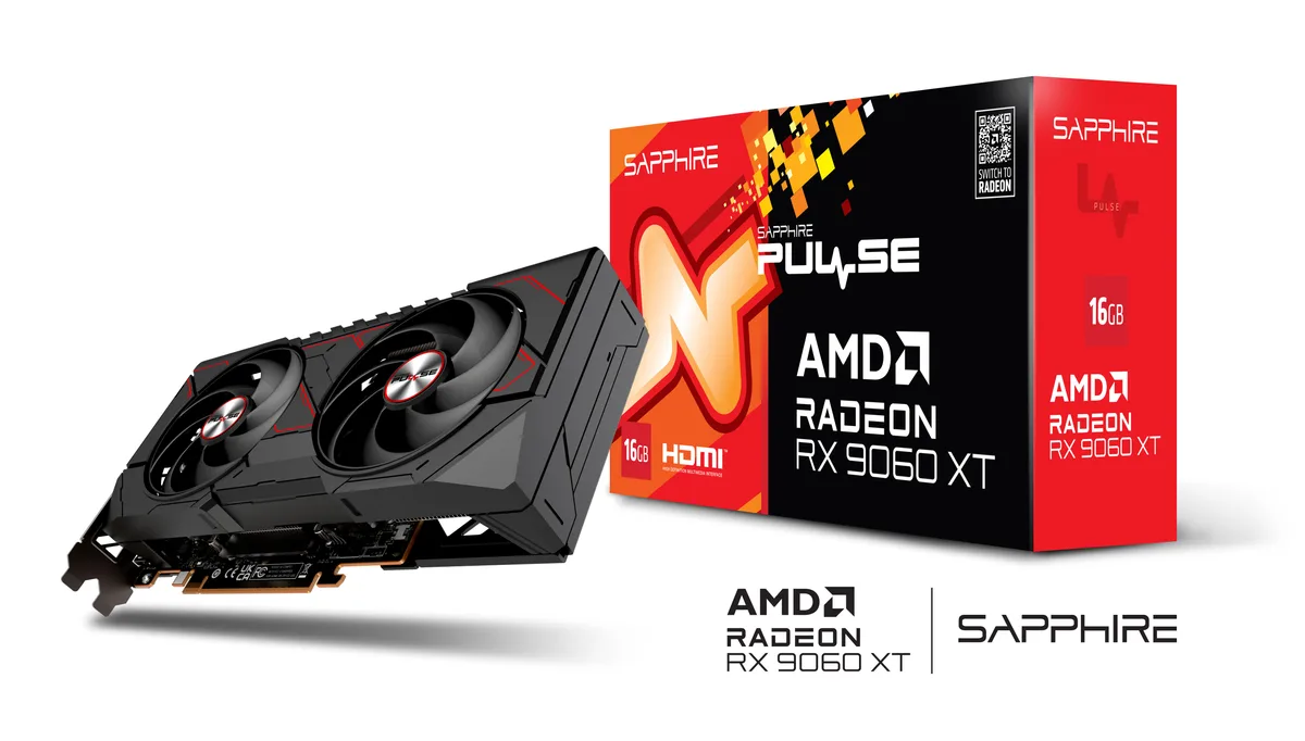 Відеокарта SAPPHIRE Radeon RX 9060 XT 16GB GDDR6 PULSE GAMING OC
