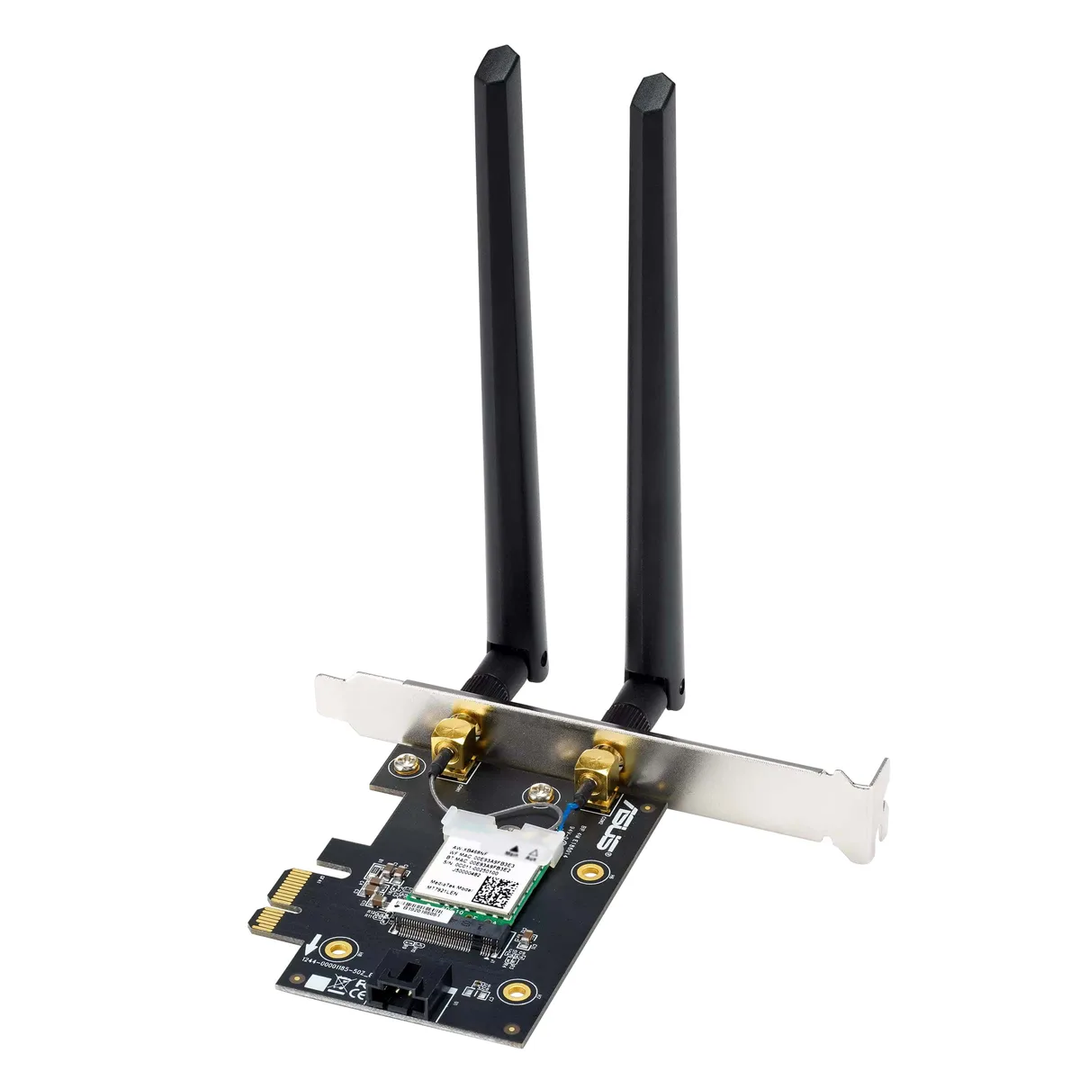 Адаптер WiFi ASUS PCI-Express x1 2882 Мбіт/сек зовнішня антена чорна