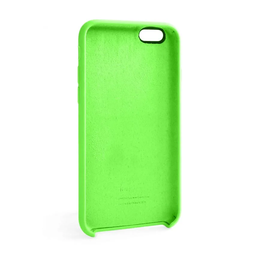 Чохол Silicone Case Apple силіконовий для iPhone 6 6s салатовий