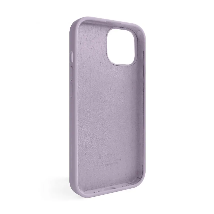 Чохол силіконовий для Apple iPhone 15  фіолетовий