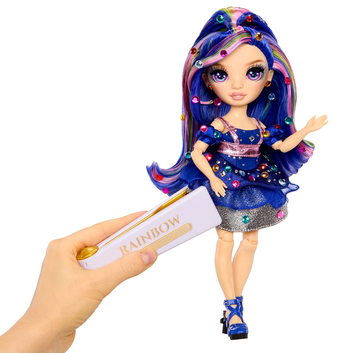 Лялька Rainbow High 27 см комбіновані матеріали синя