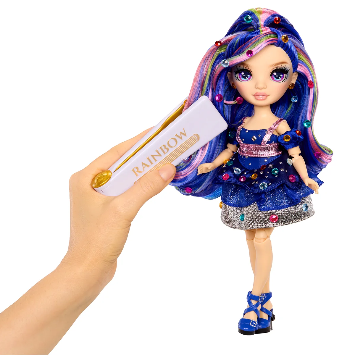 Лялька Rainbow High 27 см комбіновані матеріали синя