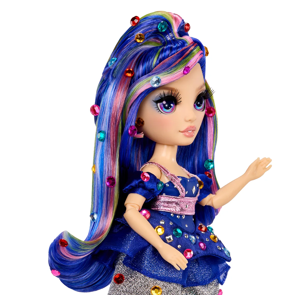 Лялька Rainbow High 27 см комбіновані матеріали синя