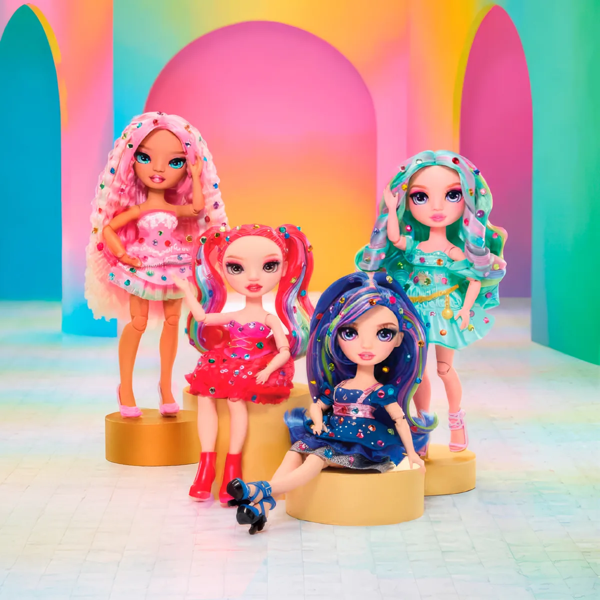 Лялька Rainbow High 27 см комбіновані матеріали синя