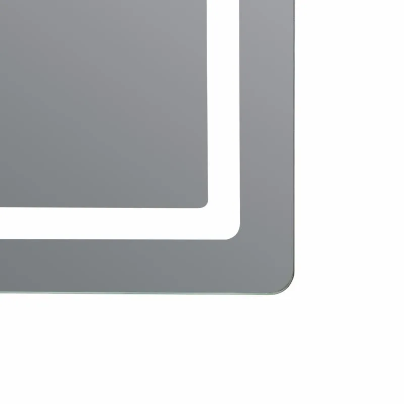 Дзеркало з LED-підсвічуванням Qtap MI2 сенсорне 600х800 мм алюміній/пластик