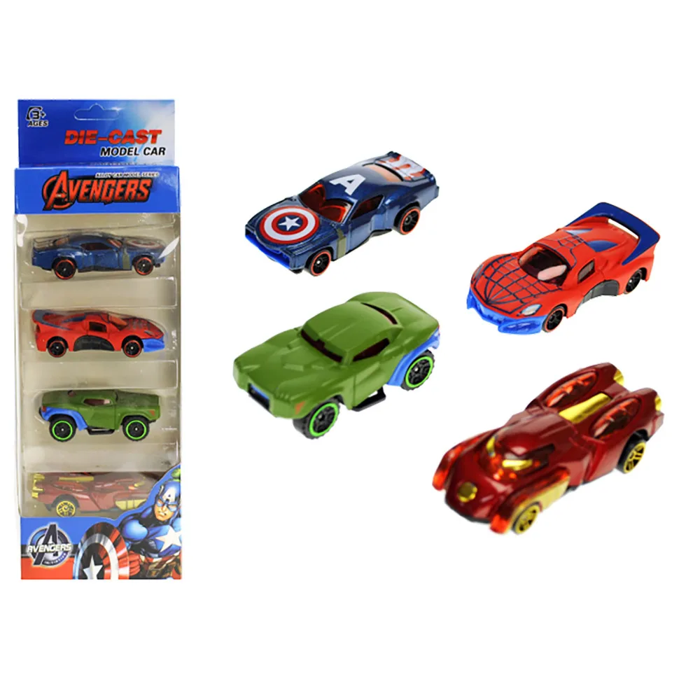 Набір машинок A-Toys металеві 7,5х3,3х2,5 см кольорові